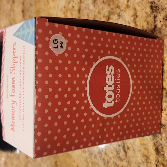 TOTES TOASTIES Cheetah Animal Print Memory Foam Slippers. NEW! Holiday Gift Idea - Picture 7 of 16